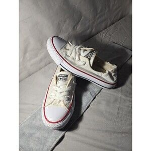 Converse All Star White Canvas Sneakers W 7